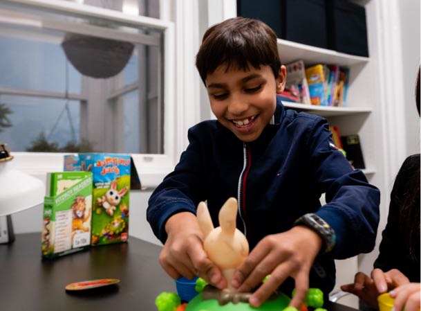 Child playing games during Speech Therapy at Voice Within Therapy Centre